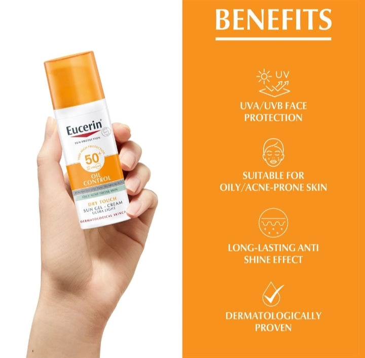 Eucerin Sun Gel-Cream Oil Control SPF 50+